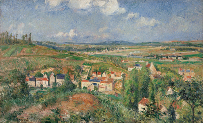 Art Prints of The Hermitage in Summer by Camille Pissarro