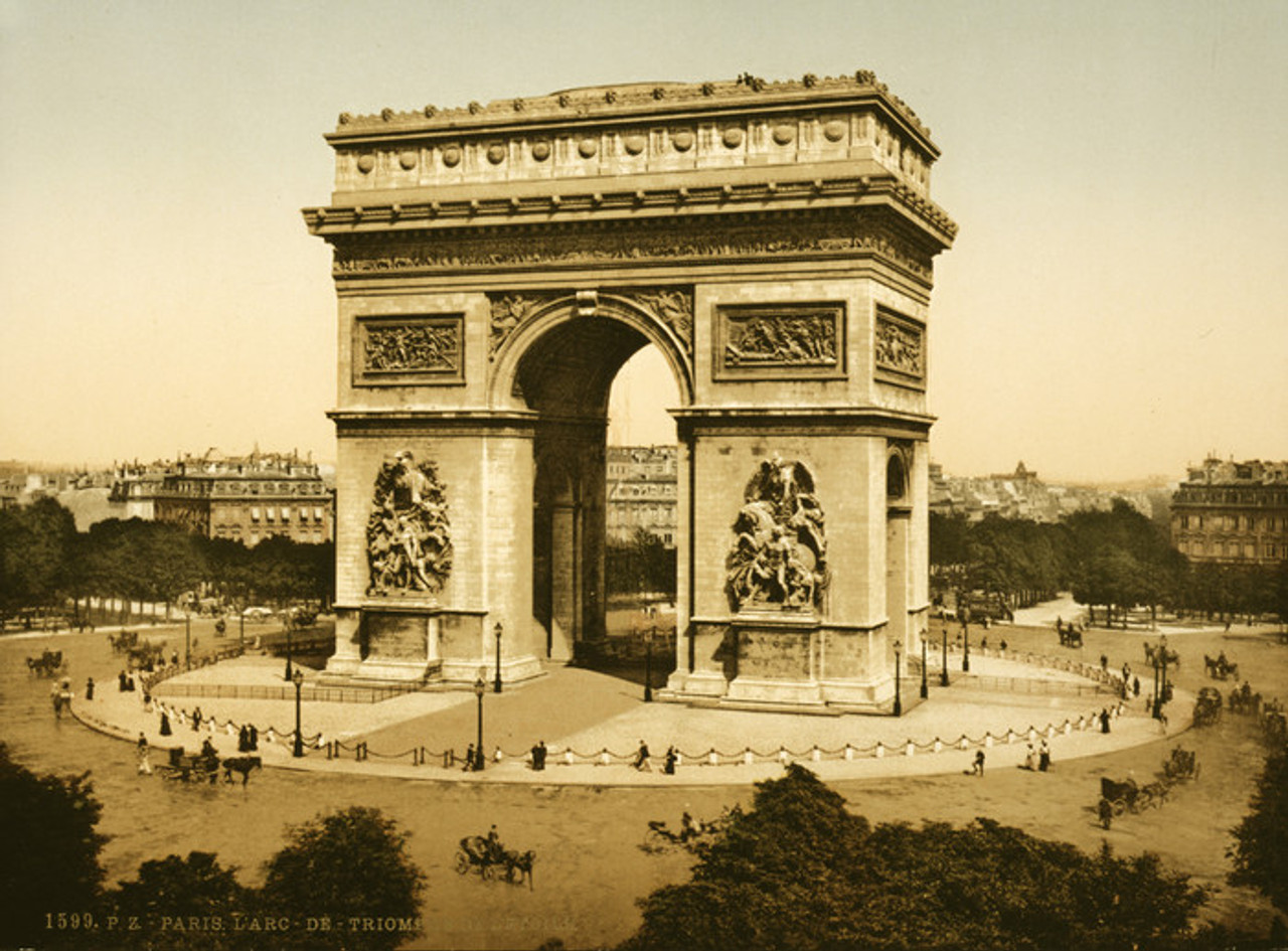 Arc de Triomphe de l'Etoile, Paris, France (387452) | Fine Art Print