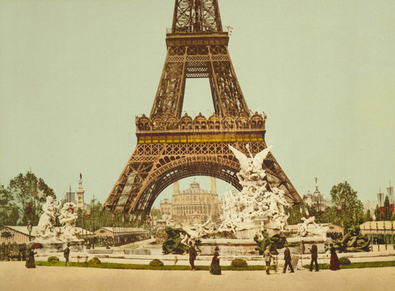 Eiffel Tower Art Print  Dave Thompson Art