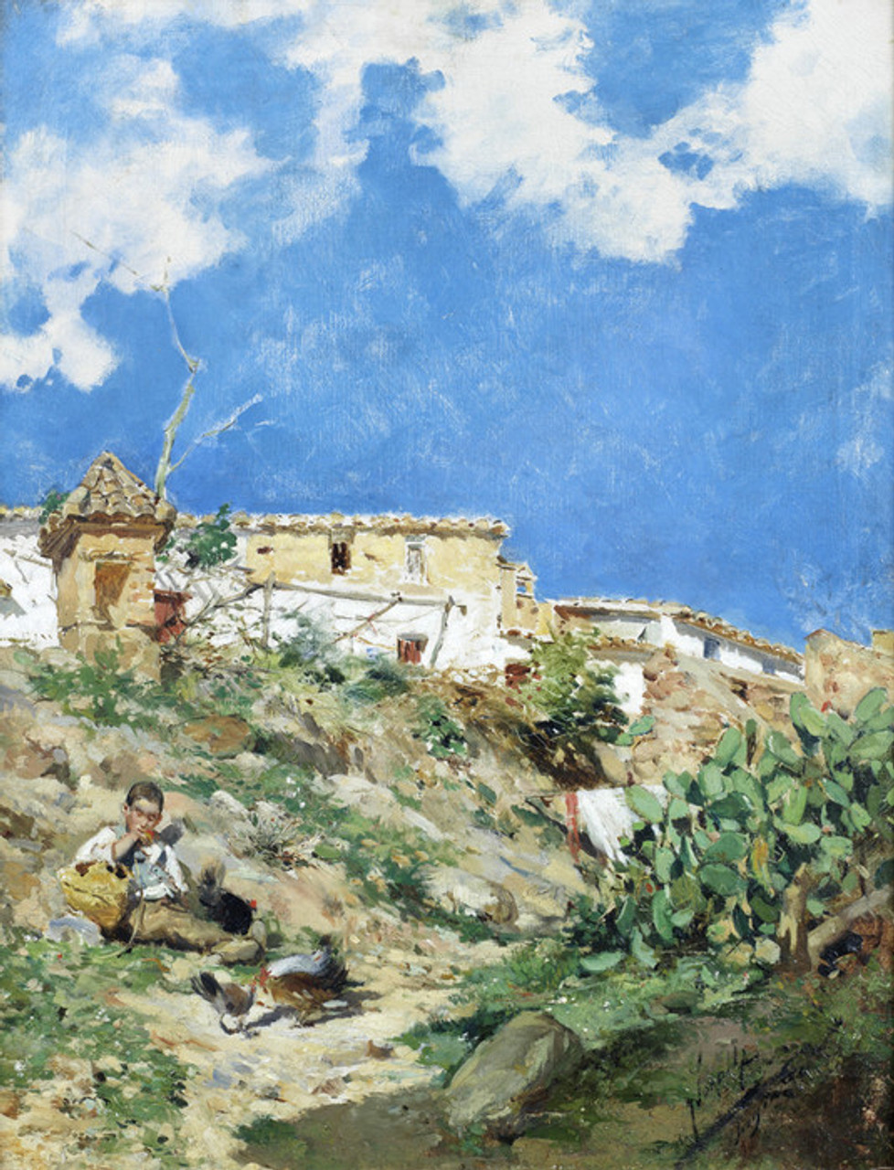 Joaquin Sorolla 油彩画 ホアキン・ソローラ（Joaquin Sorolla） - 世界の名画販売。名画
