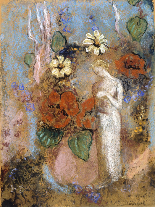 Art Prints of Pandora II by Odilon Redon
