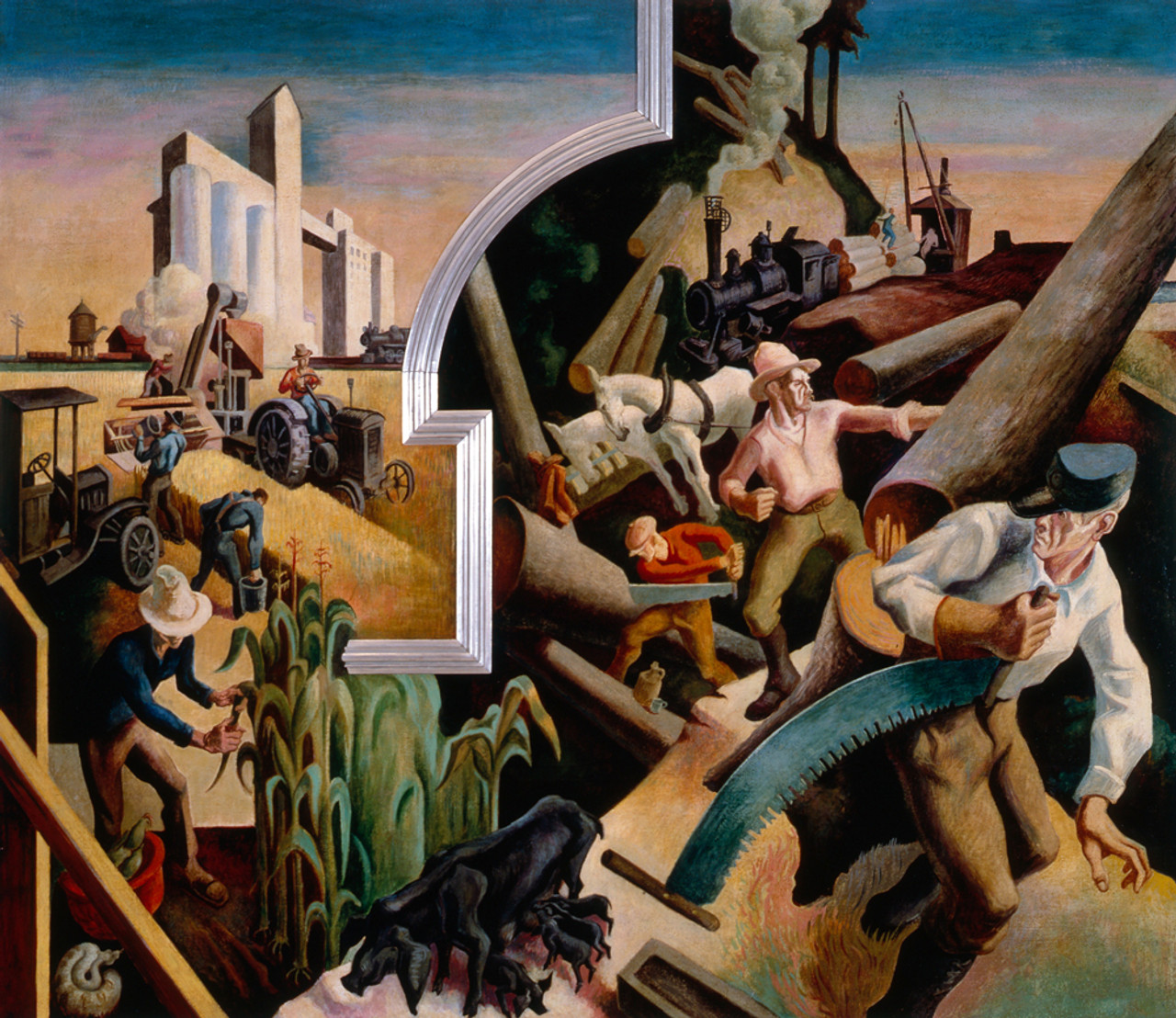 Thomas Hart Benton, America Today