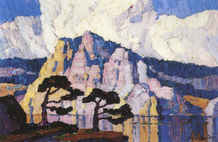 Art Prints of A Mountain Symphony, 1927 by Birger Sandzen