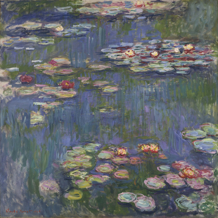 Art Prints of Blue Water Lilies by Claude Monet