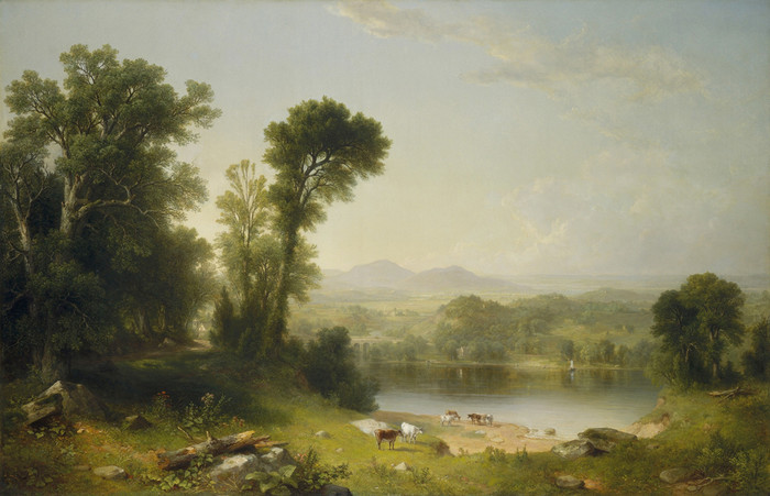 Luman Reed Collection Art Prints of Portrait of Luman Reed by Asher Brown Durand