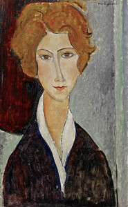 Art Prints of Portrait of a Woman by Amedeo Modigliani
