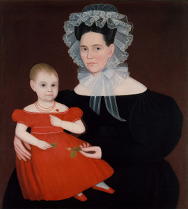 Art Prints of Mrs. Mayer and Daughter by Ammi Phillips