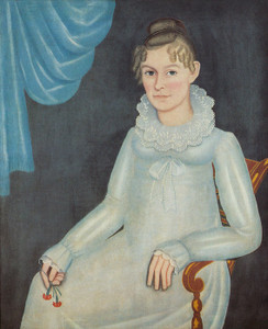 Art Prints of Portrait of a Young Girl, Ruth Haynes by Ammi Phillips