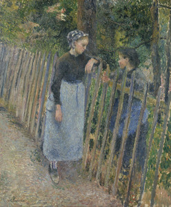 Art Prints of Conversation by Camille Pissarro