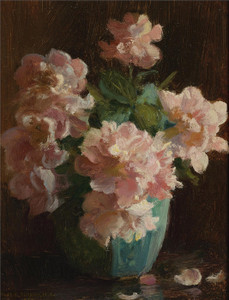 Art Prints of Pink Roses by Charles Courtney Curran