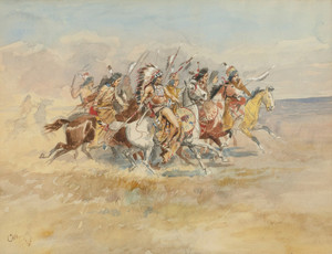 Art Prints of Blackfeet War Party by Charles Marion Russell