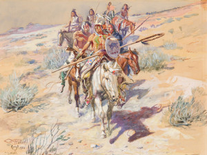 Art Prints of Return of the Warriors by Charles Marion Russell