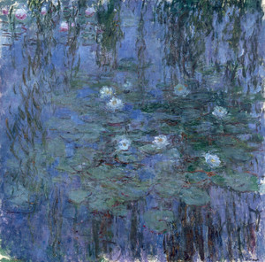 Art Prints of Blue Water Lilies by Claude Monet