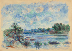 Art Prints of Landscape at Pont-Aven by Claude Monet