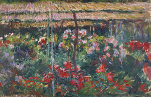 Art Prints of Peony Garden by Claude Monet