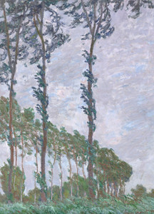 Art Prints of Wind Effect Series of the Poplars by Claude Monet