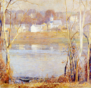 Art Prints of River Border, Frenchtown by Daniel Garber