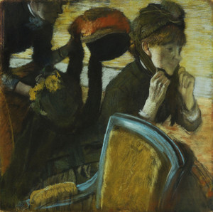 Art Prints of At the Milliner II by Edgar Degas