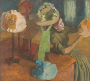 Art Prints of The Millinery Shop by Edgar Degas