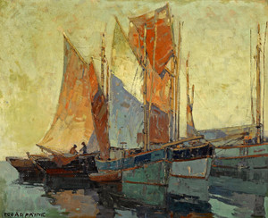 Art Prints of Brittany Boats by Edgar Payne