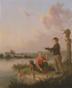Art Prints of The Young Anglers by Edmund Bristow