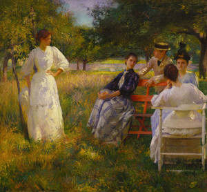 Art Prints of In the Orchard by Edmund Charles Tarbell