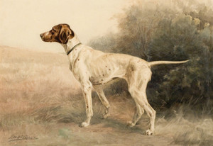 Art Prints of Hunting Dog Pointer IIII by Edmund Henry Osthaus