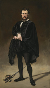 Art Prints of The Tragic Actor Rouviere as Hamlet by Edouard Manet
