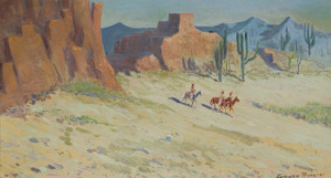 Art Prints of Riders in the Canyon by Edward Borein