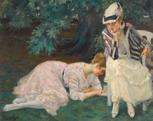 Art Prints of A Quiet Hour by Edward Cucuel