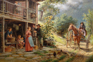 Art Prints of Off the Main Road by Edward Lamson Henry