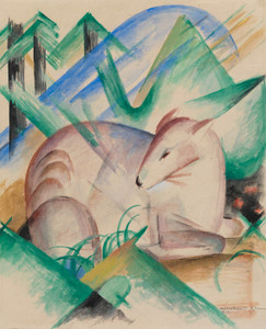 Art Prints of Red Deer by Franz Marc