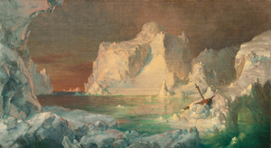 Art Prints of Final study for the Icebergs by Frederic Edwin Church