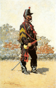 Art Prints of Bugler of Cavalry by Frederic Remington