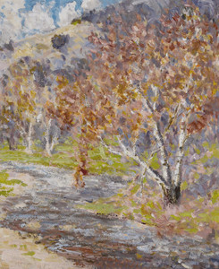 Art Prints of Sycamores Along the River by Fremont Ellis