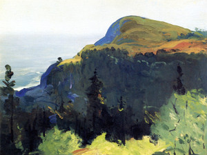 Art Prints of |Art Prints of Hill and Valley by George Bellows