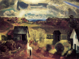 Art Prints of The White Horse by George Bellows