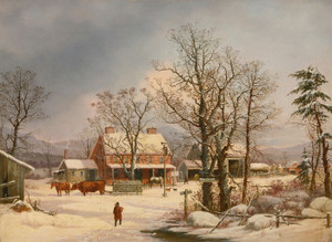 Art Prints of Road to Boston, 1861 by George Henry Durrie