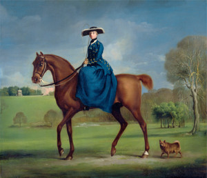 Art Prints of Countess of Coningsby of the Charlton Hunt by George Stubbs