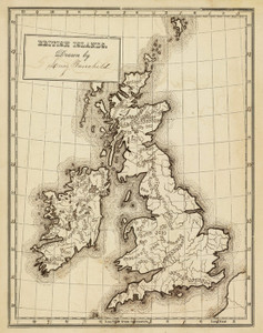 Art Prints of British Islands, 1850 (0289009) by George W. Fitch and Lucy Fairchild