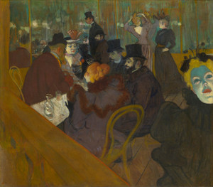 Art Prints of At the Moulin Rouge by Henri de Toulouse-Lautrec