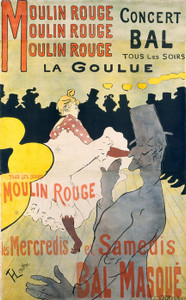 Art Prints of Moulin Rouge la Goulue by Henri de Toulouse-Lautrec