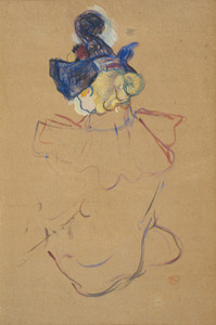 Art Prints of Seated Woman, Study for Au Moulin Rouge by Henri de Toulouse-Lautrec