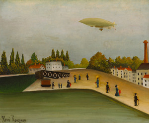 Art Prints of Quai d'Ivry by Henri Rousseau