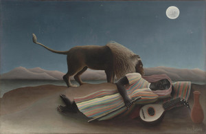 Art Prints of The Sleeping Gypsy by Henri Rousseau