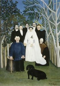 Art Prints of The Wedding Party by Henri Rousseau