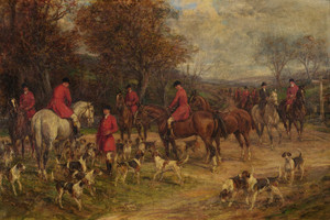 Art Prints of Return from the Hunt by Heywood Hardy