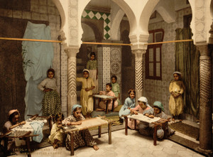 Art Prints of Luce Ben Aben School of Arab Embroidery, Algiers, Algeria (387102)