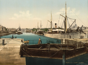 Art Prints of The Harbor, Caen, France (387017)