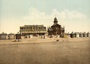 Art Prints of Beach and Casino, Calais, France (387022)